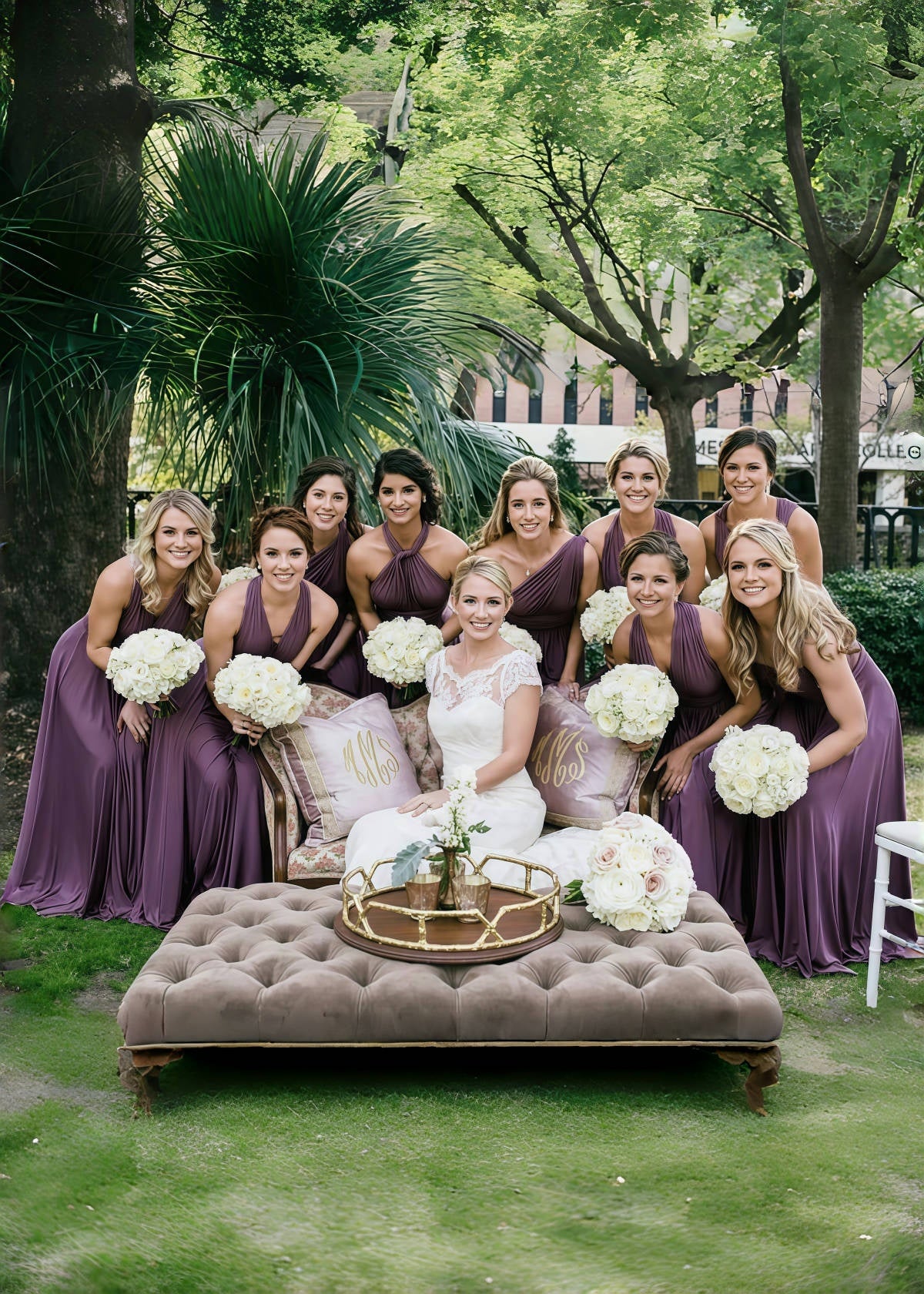 Diana | Cherished Vow Infinity Purple Chiffon Maxi Bridesmaid Dress with Multiway Convertible - Purple - PROMDRESS Club