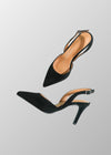 Elevate Your Wardrobe with Stylish Nude Heeled Sandals & Timeless Black High Heel Pumps Color Black