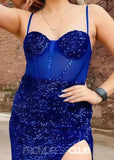 Lorraine | Sparkly Mermaid Royal Blue Sequin Maxi Prom Dress - Royal Blue - PROMDRESS Club